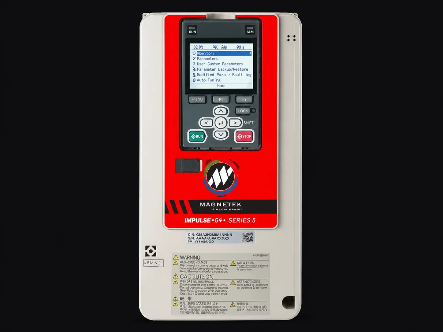 Variador de frecuencia Magnetek IMPULSE G+/VG+ Series 5 para control de movimiento de grúas